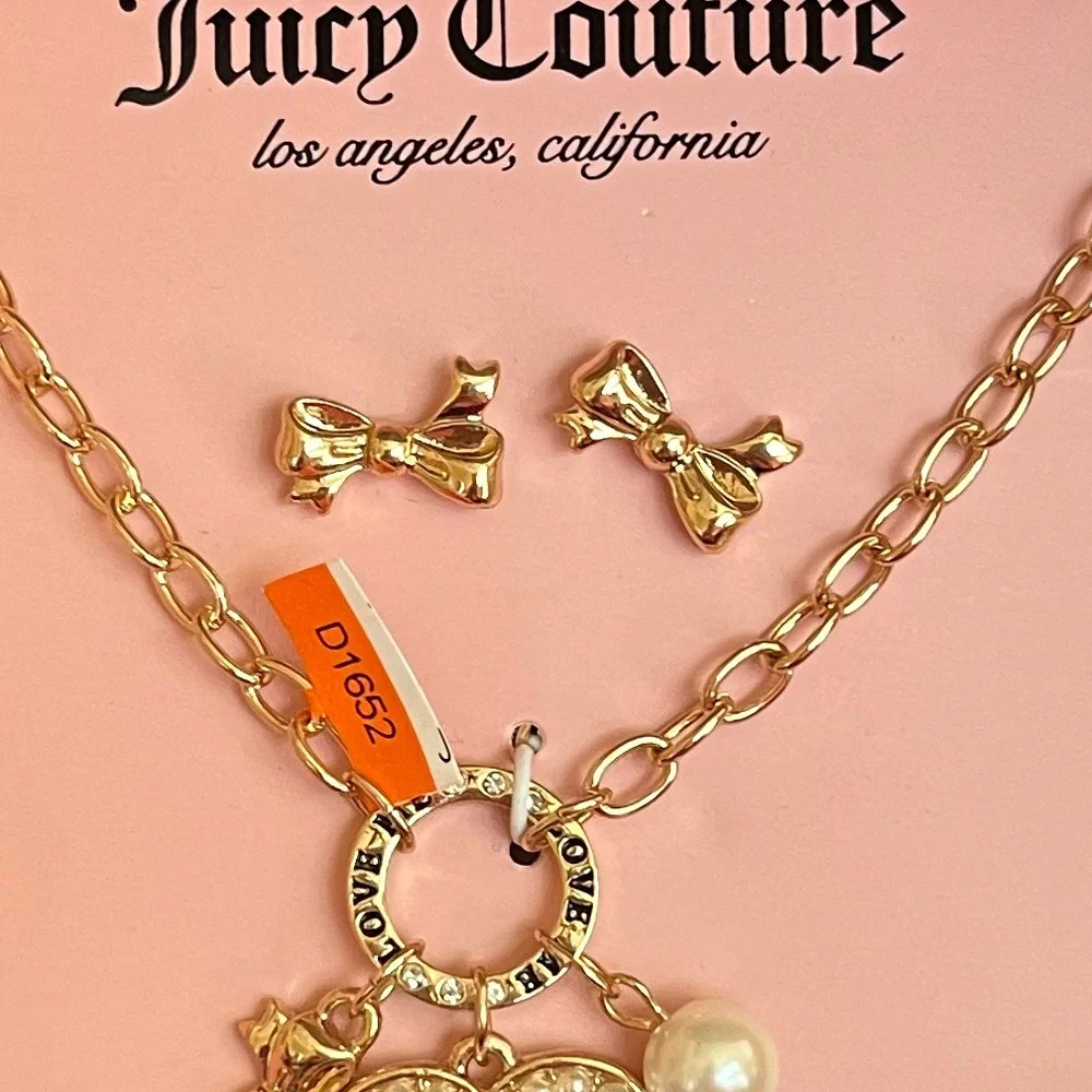 JUICY COUTURE necklace&earrings set - Picture 3 of 11